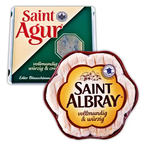 Bild 1 von Saint Albray/Saint Agur Weichkäse