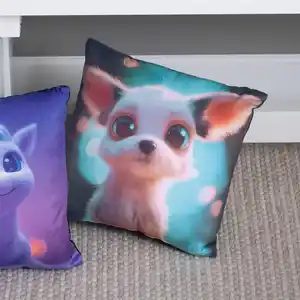 Dekokissen mit Tiermotiven, ca. 30x30cm