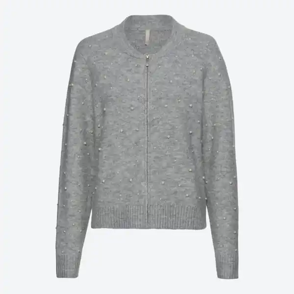 Bild 2 von Damen-Cardigan mit Perlenverzierung
