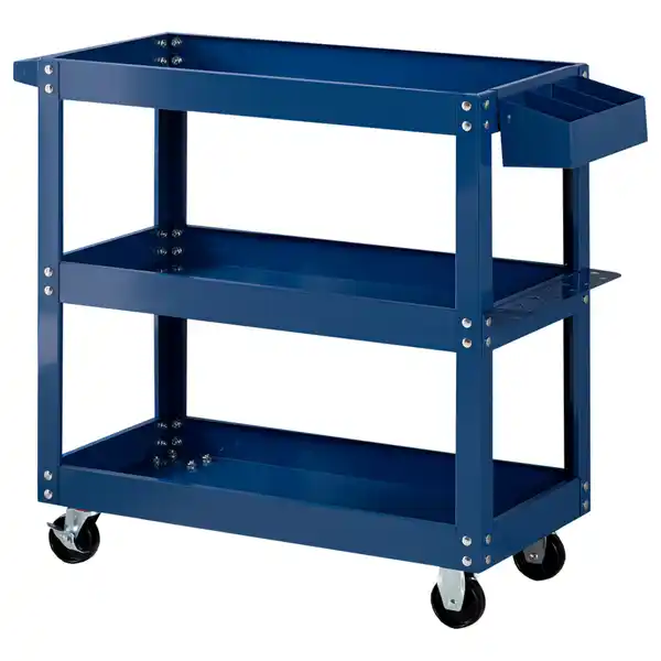 Bild 2 von Mobiler Werkstattwagen, Blau mit 3 Ablagen