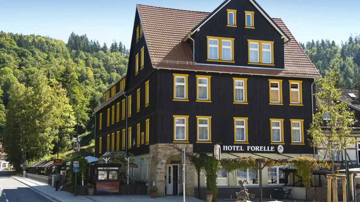 Bild 1 von Deutschland - Harz - Thale OT Treseburg - Ferienhotel Forelle