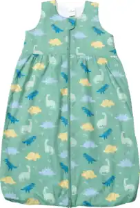 ALANA Schlafsack 1 TOG mit Dinosaurier-Muster, grün, 90 cm, 1 St