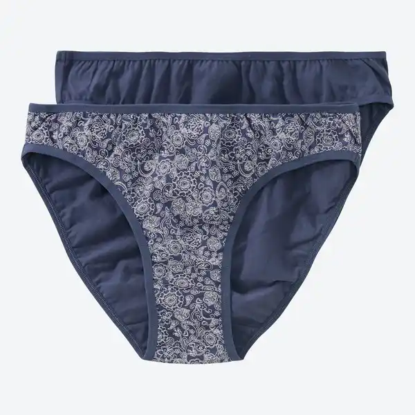 Bild 1 von Damen-Minislip mit verschiedenen Designs, 2er-Pack
