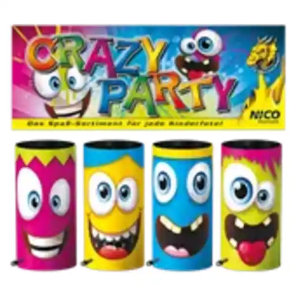 Bild 1 von NICO 4er-Pack Tischbomben- Sortiment Crazy Party