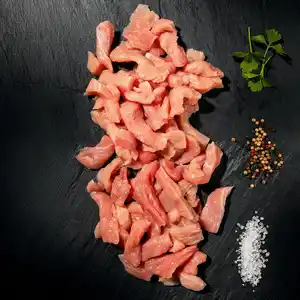 Gut Langenhof Hähnchen Oberkeulen Geschnetzeltes