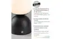 Bild 3 von LED-Akkutischleuchte Rudi Schöner Wohnen, schwarz, inkl. CCT Funktion