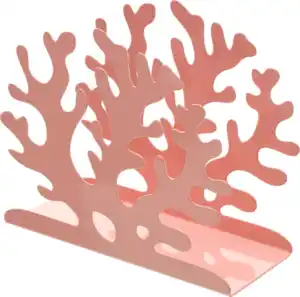 BOLTZE Serviettenhalter aus Metall "Koralle", peach (15x6,3x12,7 cm), 1 St