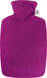 Hugo Frosch Wärmflasche Klassik Strick Himbeere
