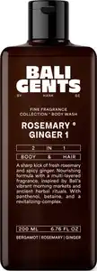 Bali Gents 2in1 Body & Hair Rosemary Ginger, 200 ml