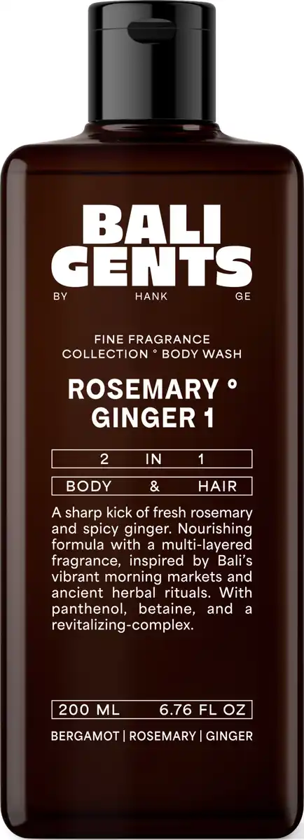 Bild 1 von Bali Gents 2in1 Body & Hair Rosemary Ginger, 200 ml