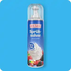 MILSANI Sprühsahne, Sprühfertig