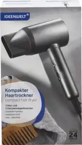 IDEENWELT Best Basics Kompakter Haartrockner