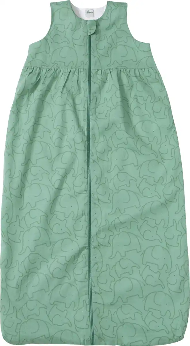 Bild 1 von ALANA Schlafsack 1 TOG mit Elefanten-Muster, grün, 110 cm, 1 St