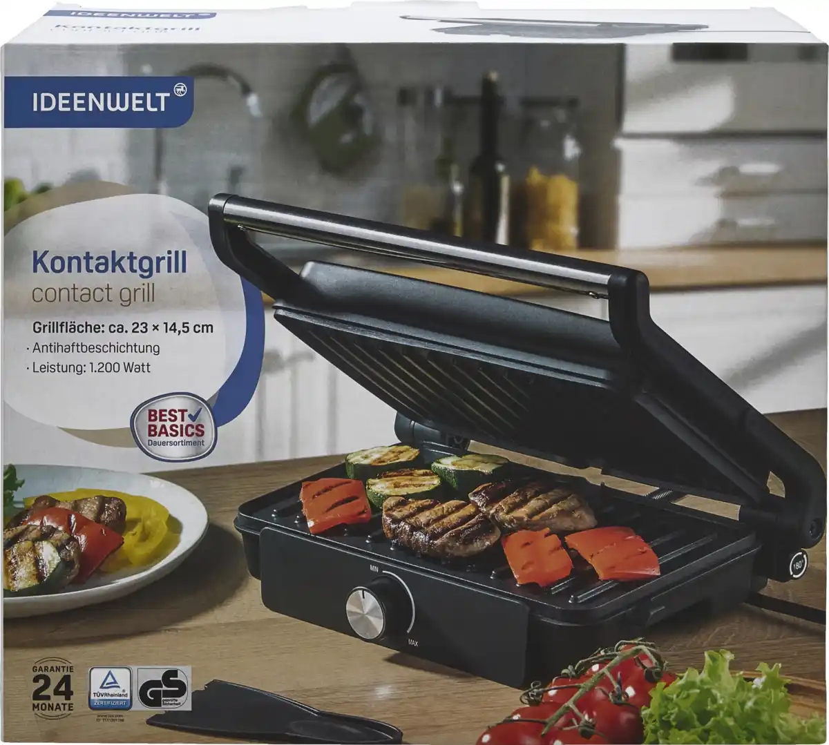 Bild 1 von IDEENWELT Best Basics Kontaktgrill MB-P31B