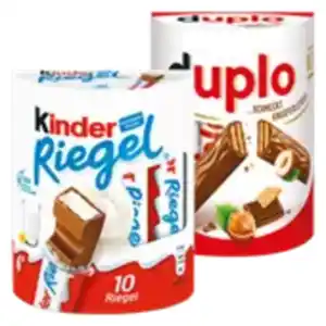 kinder Riegel oder Duplo