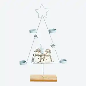 Teelichthalter aus Metall, Höhe ca. 49,5 cm