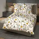 Bild 1 von Biber-Bettwäsche-Garnitur mit hohem Baumwollanteil