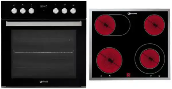 Bild 1 von HEKO Chef Pyro+ Herdset bestehend aus HIS5 EP8VS3 ES + CHR 6642 IN schwarz + edelstahl