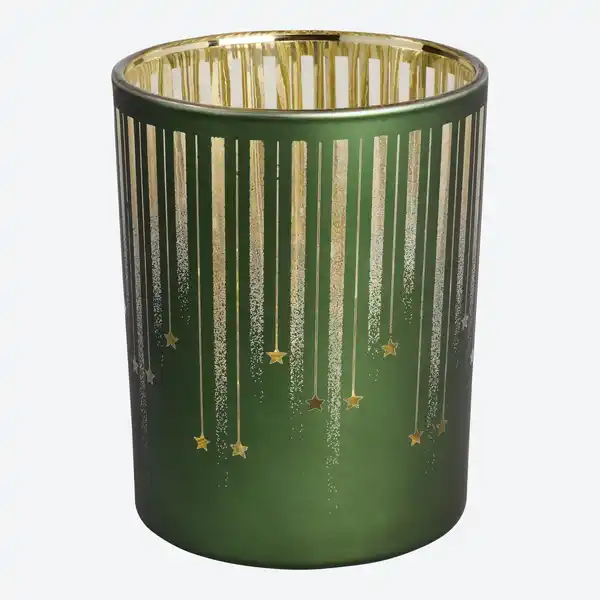 Bild 1 von Kerzenglas mit Sternen in verschiedenen Größen