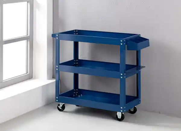 Bild 1 von Mobiler Werkstattwagen, Blau mit 3 Ablagen