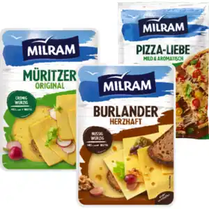 Milram Käsescheiben oder Reibekäse