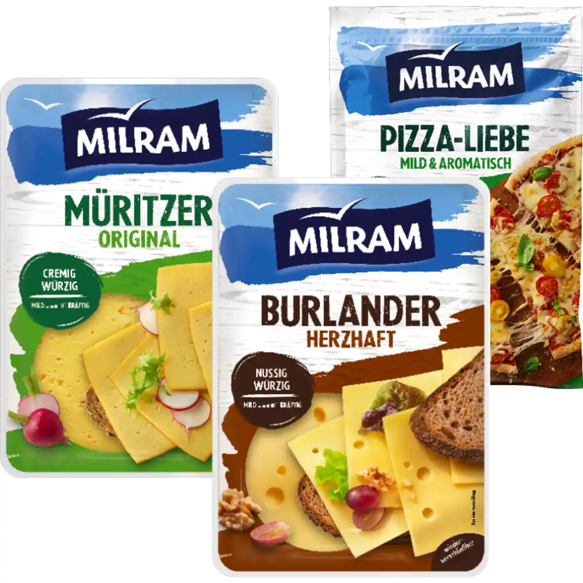 Bild 1 von Milram Käsescheiben oder Reibekäse