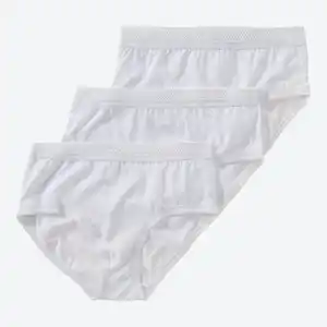 Damen-Taillenslip mit Zierkante, 3er-Pack