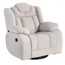 Bild 1 von Relaxsessel mit Schaukel- & Drehfunktion, ca. 104 x 102 x 101 cm - Beige