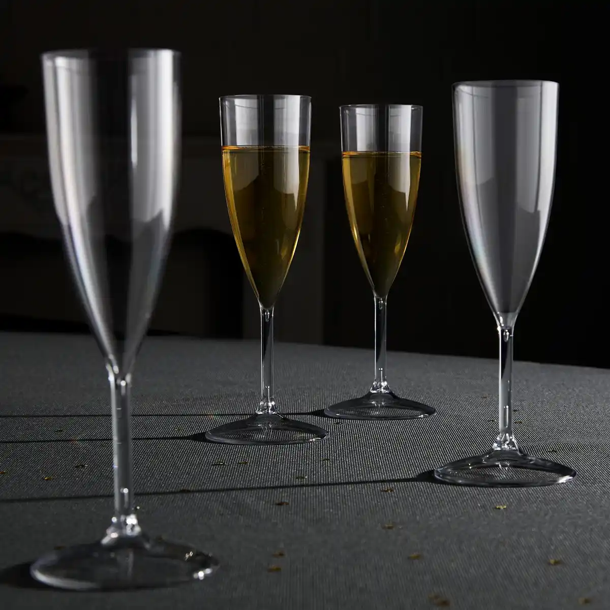 Bild 1 von Sektgläser aus Kunststoff, 4er-Pack