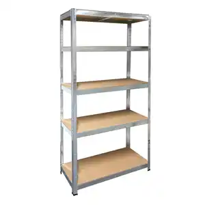 SCHULTE Regalwelt Schwerlast-Steckregal mit 5 Böden à 175 kg Traglast, verzinkt 180 x 90 x 40 cm