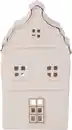 Bild 1 von Windlicht Haus Keramik 15 x 9 cm weiß