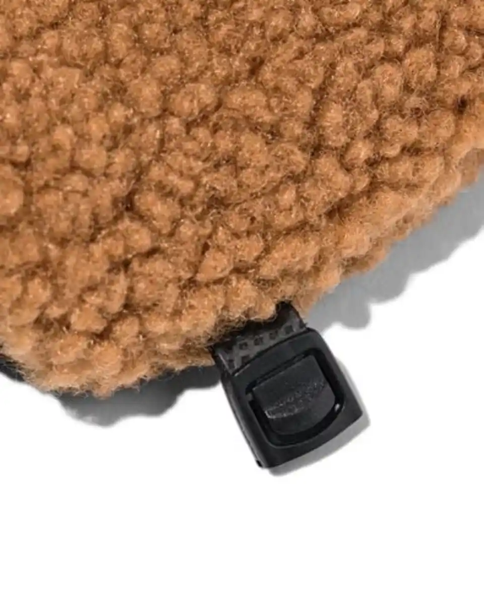 Bild 2 von Kinderfäustlinge Teddystoff, braun bunt