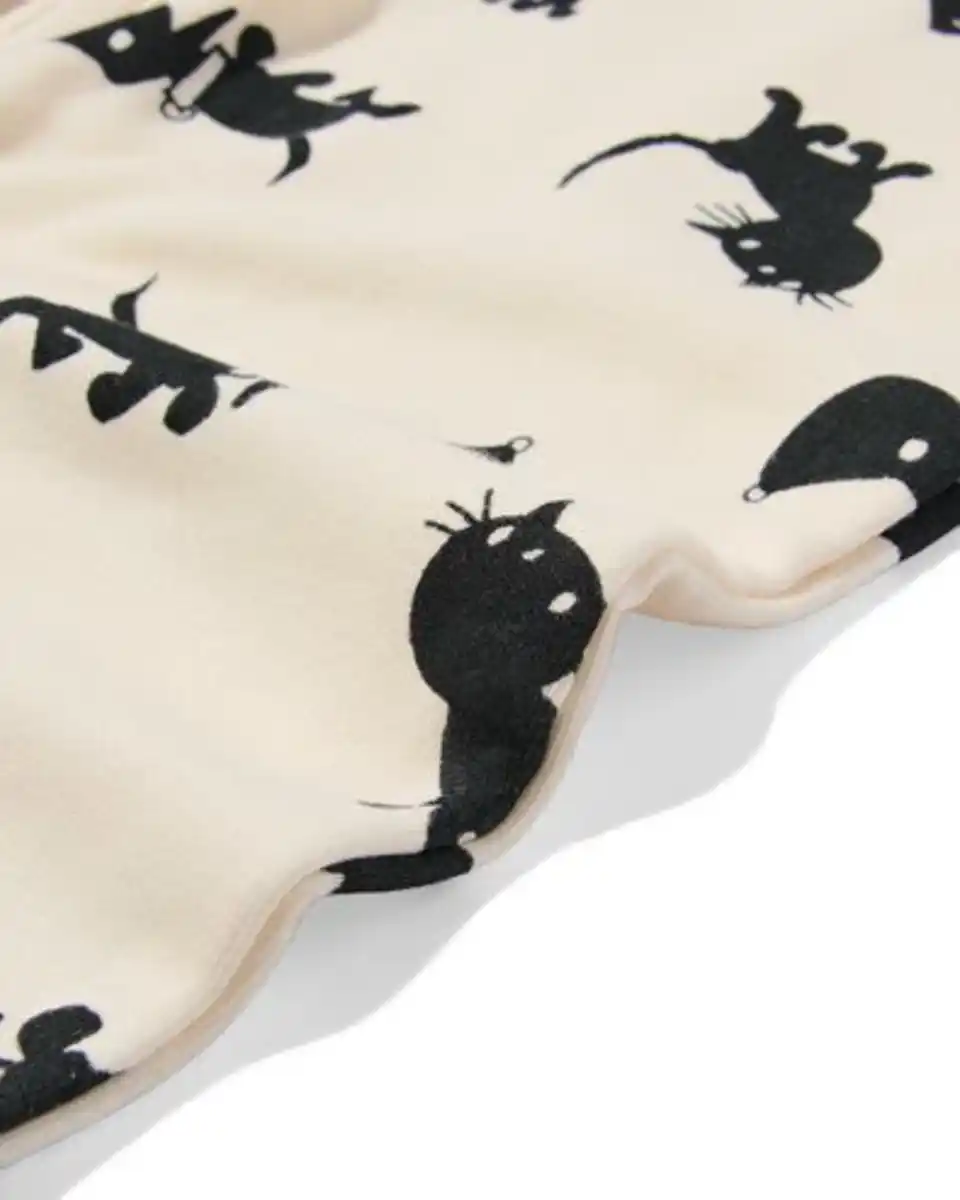 Bild 3 von Takkie und Siepie Babyschlafsack mit abnehmbaren Ärmeln, Baumwolle eierschalenfarben