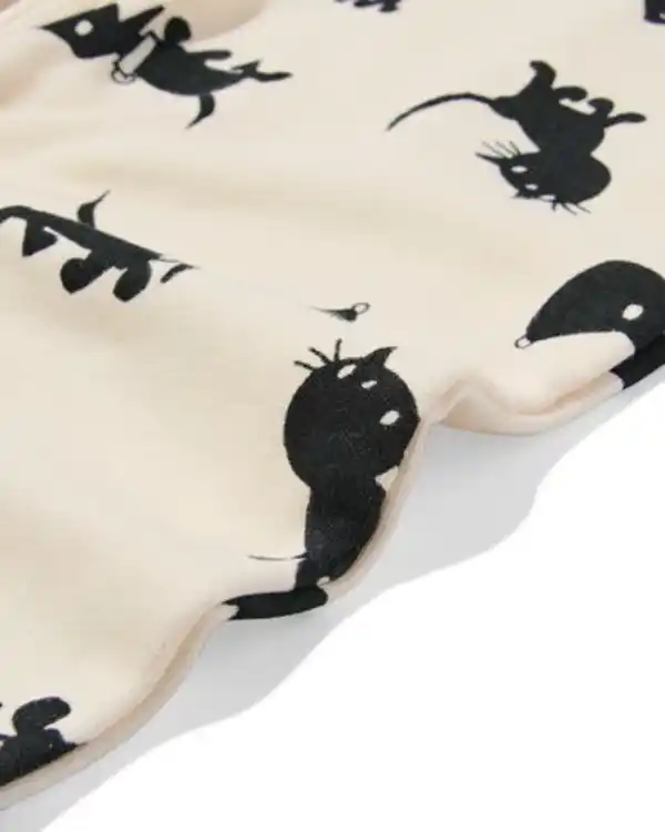 Bild 3 von Takkie und Siepie Babyschlafsack mit abnehmbaren Ärmeln, Baumwolle eierschalenfarben