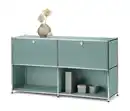 Bild 1 von Sideboard Metall »CN3« mit 2 versetzbaren Klappenfächern, salbei