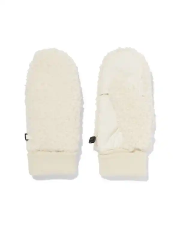 Bild 1 von Damenfäustlinge Teddy, weiß eierschalenfarben