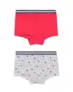Bild 4 von Kinder-Boxershorts Blumen – 2 Stück rosa