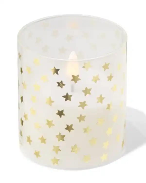 Bild 3 von LED, Windlicht, 7,5 × 8 × 7,5 cm, Stern