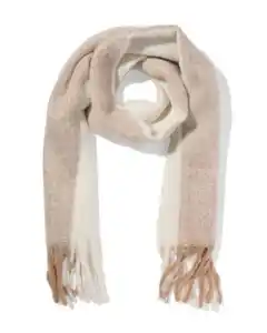 Damenschal, 35 x 200 cm, Beige