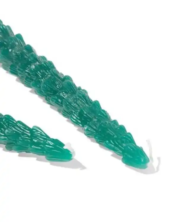 Bild 2 von Lange Haushaltskerze, ⌀ 2 × 25 cm, Weihnachtsbaum – 2 Stück