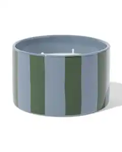 Duftkerze, ⌀11 x 7 cm, Keramik, Orange-Zedernholz