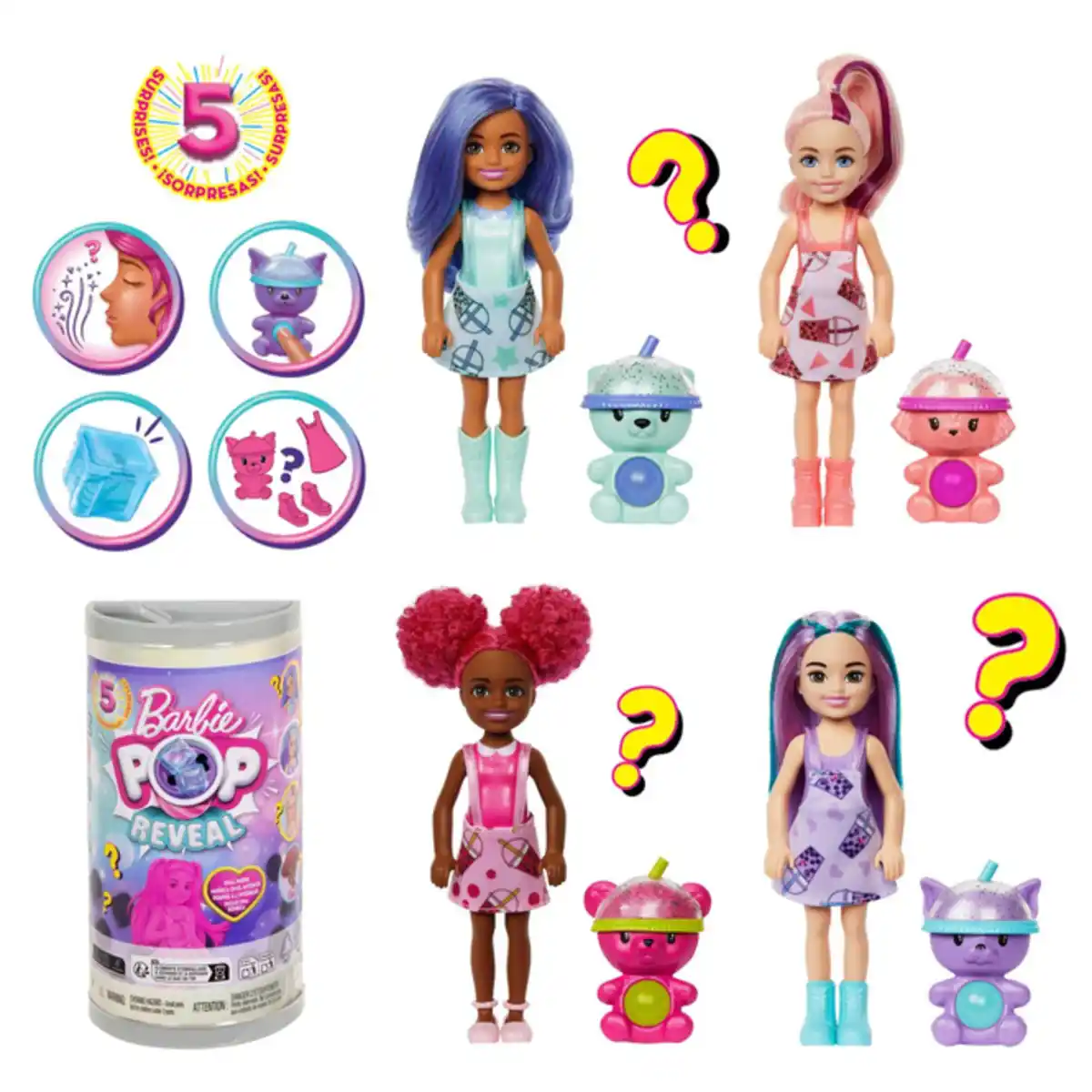 Bild 1 von Barbie - Chelsea - Pop! Reveal - Bubble Tea - Chelsea - 1 St&#252;ck
