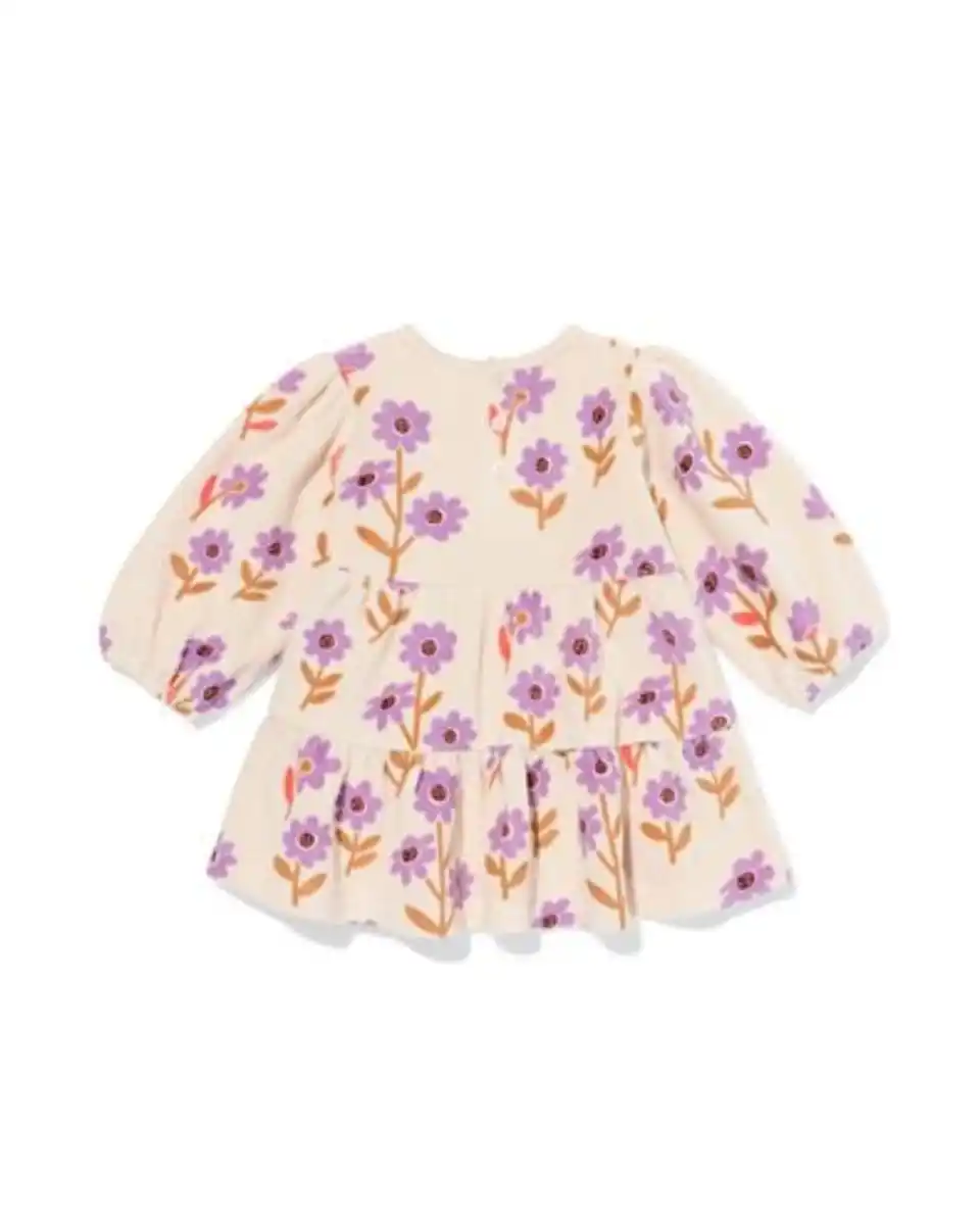 Bild 2 von Kinderkleid mit Blumen ecru