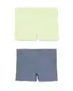 Bild 4 von Kinder-Boxershorts nahtlos gerippt - 2 Stück limettengrün
