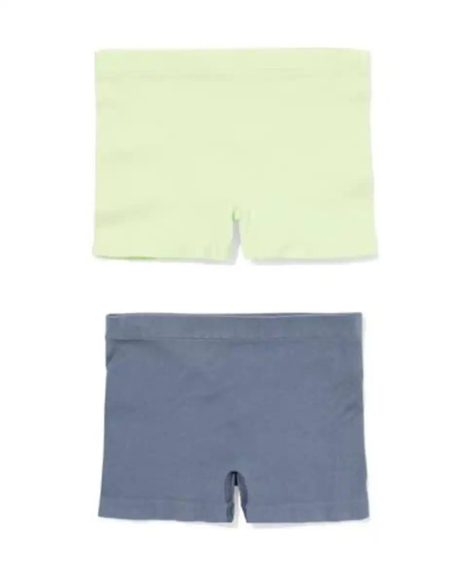 Bild 4 von Kinder-Boxershorts nahtlos gerippt - 2 Stück limettengrün