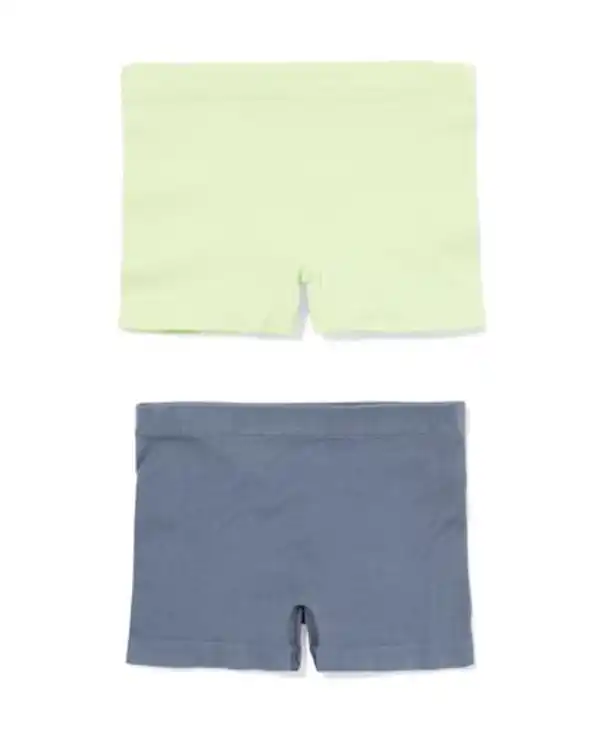 Bild 4 von Kinder-Boxershorts nahtlos gerippt - 2 Stück limettengrün
