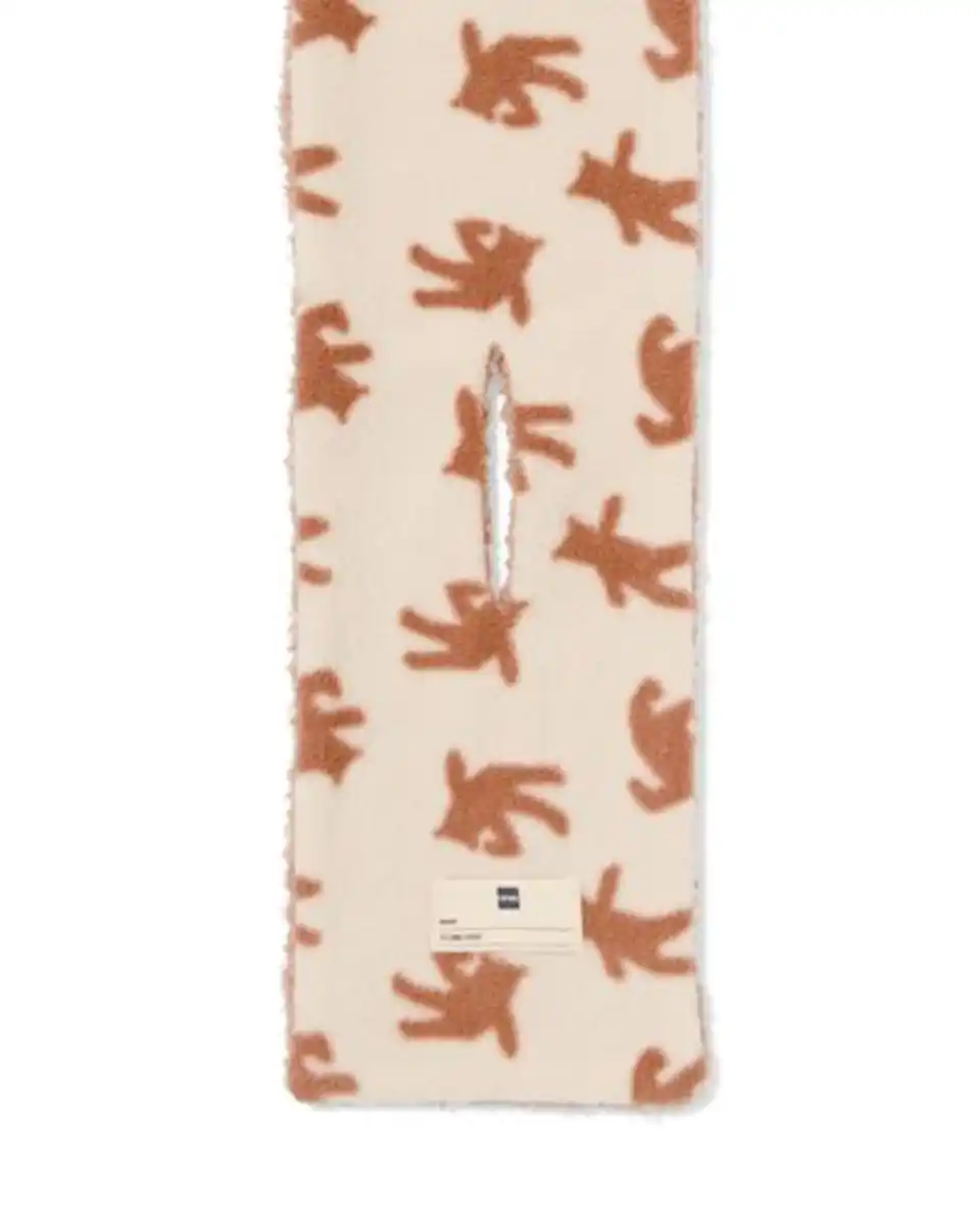 Bild 3 von Babyschal aus Teddystoff, Braun