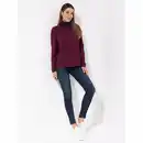 Bild 1 von DENIM & CO. Shirt, 1/1-Arm Rollkragen 95% LENZING™ ECOVERO™ Viskose