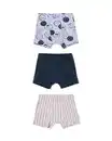 Bild 1 von Kinder-Boxershorts Gesichter – 3 Stück lila