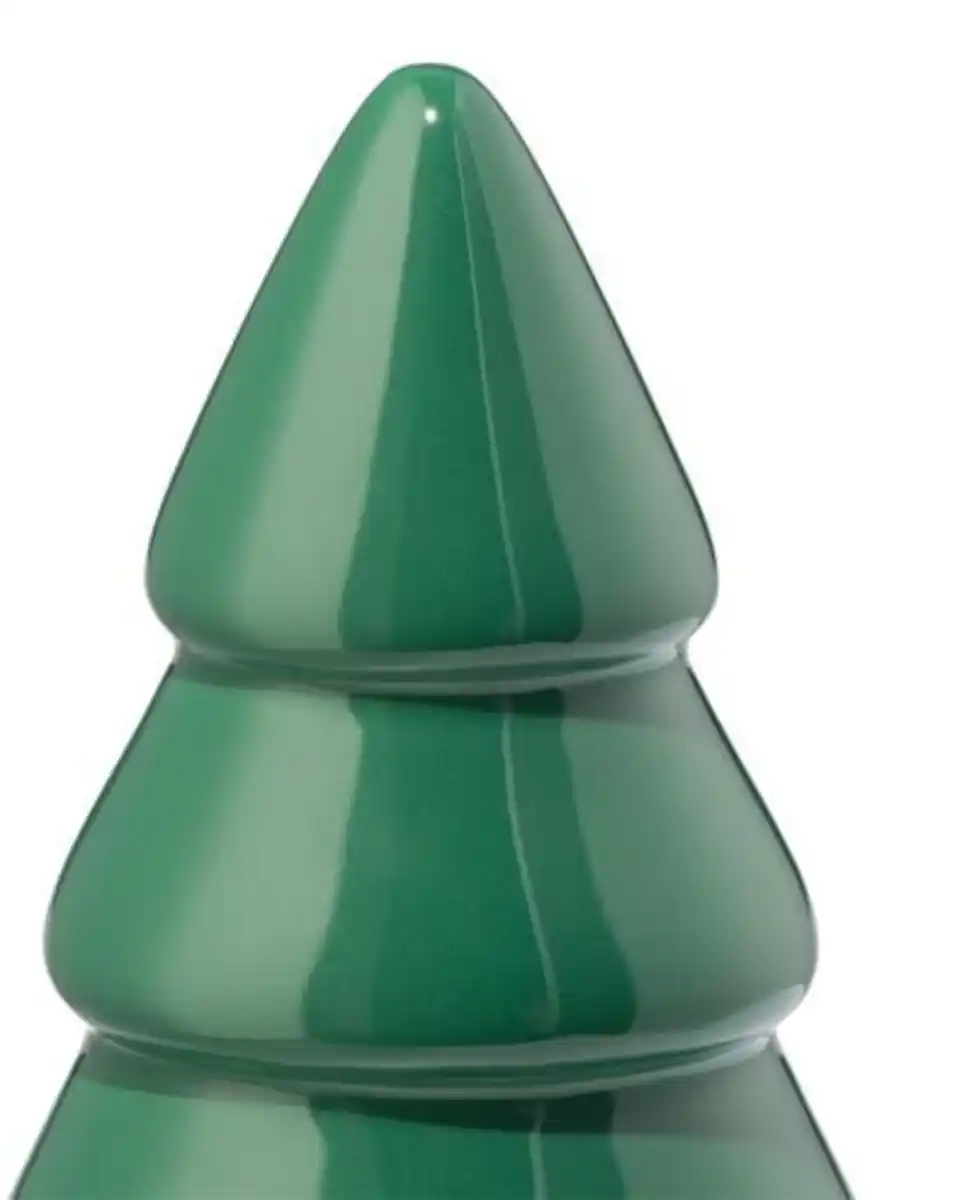 Bild 2 von Weihnachtsbaum, 8,4 × 8,4 × 15 cm, Keramik grün
